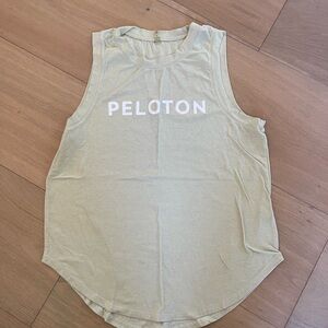 Peloton Yellow Sleeveless Muscle Tee